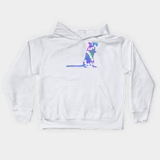 I have attack gerbils (blue watercolour gerbil) Kids Hoodie